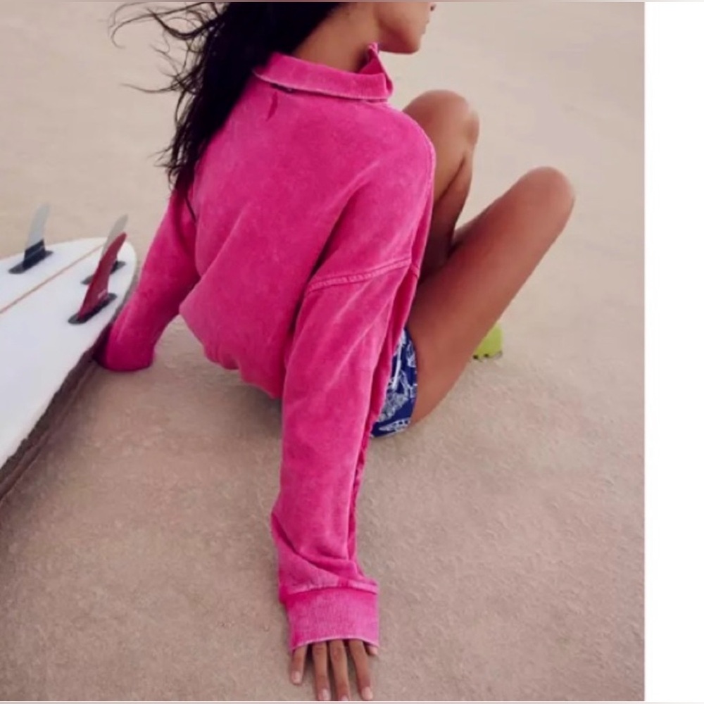 🌺 Free People Movement Valley Girl Cropped Pullover - Picture 7 of 10